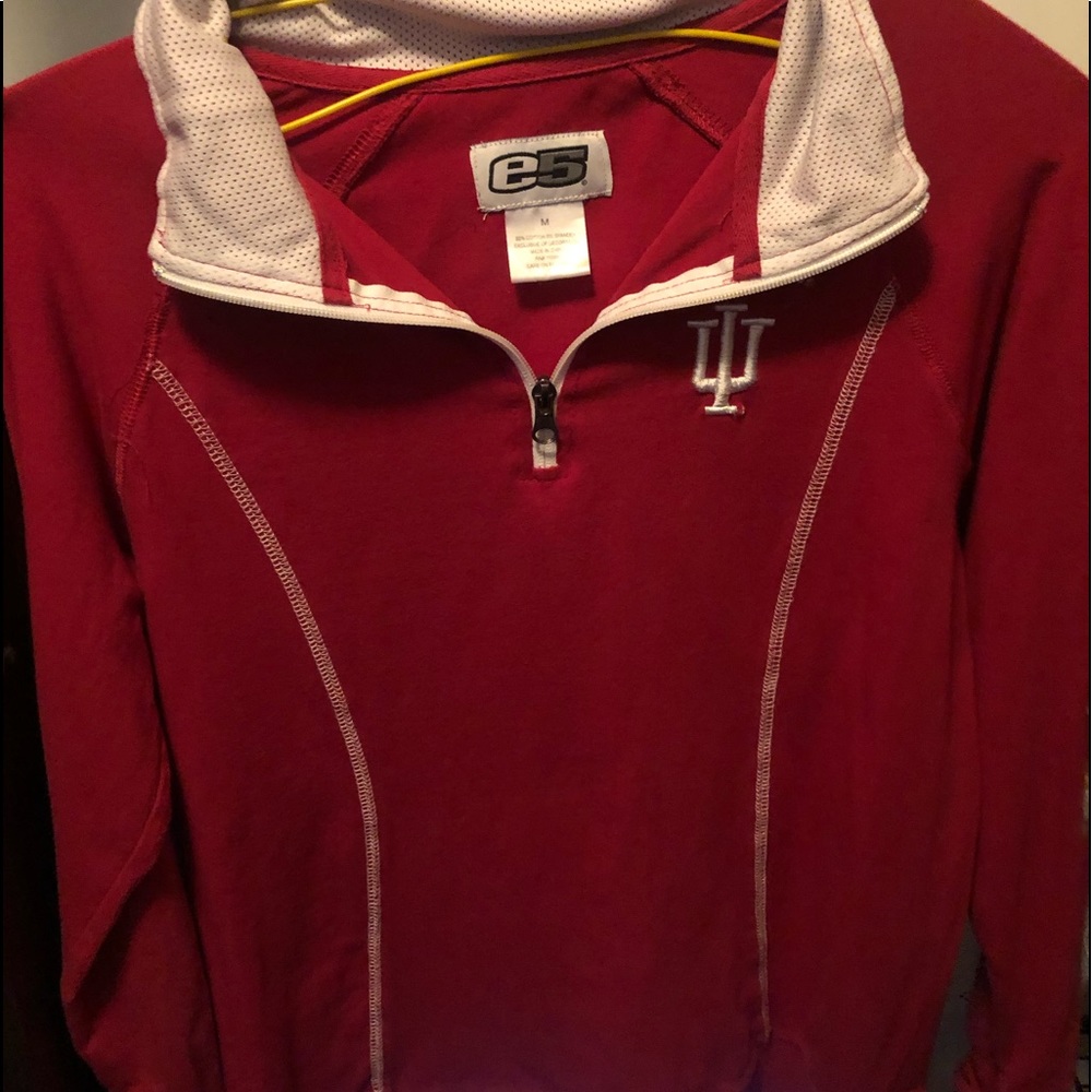IU quarter zip jacket